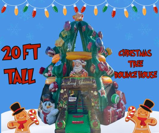 Christmas Three Bounce House